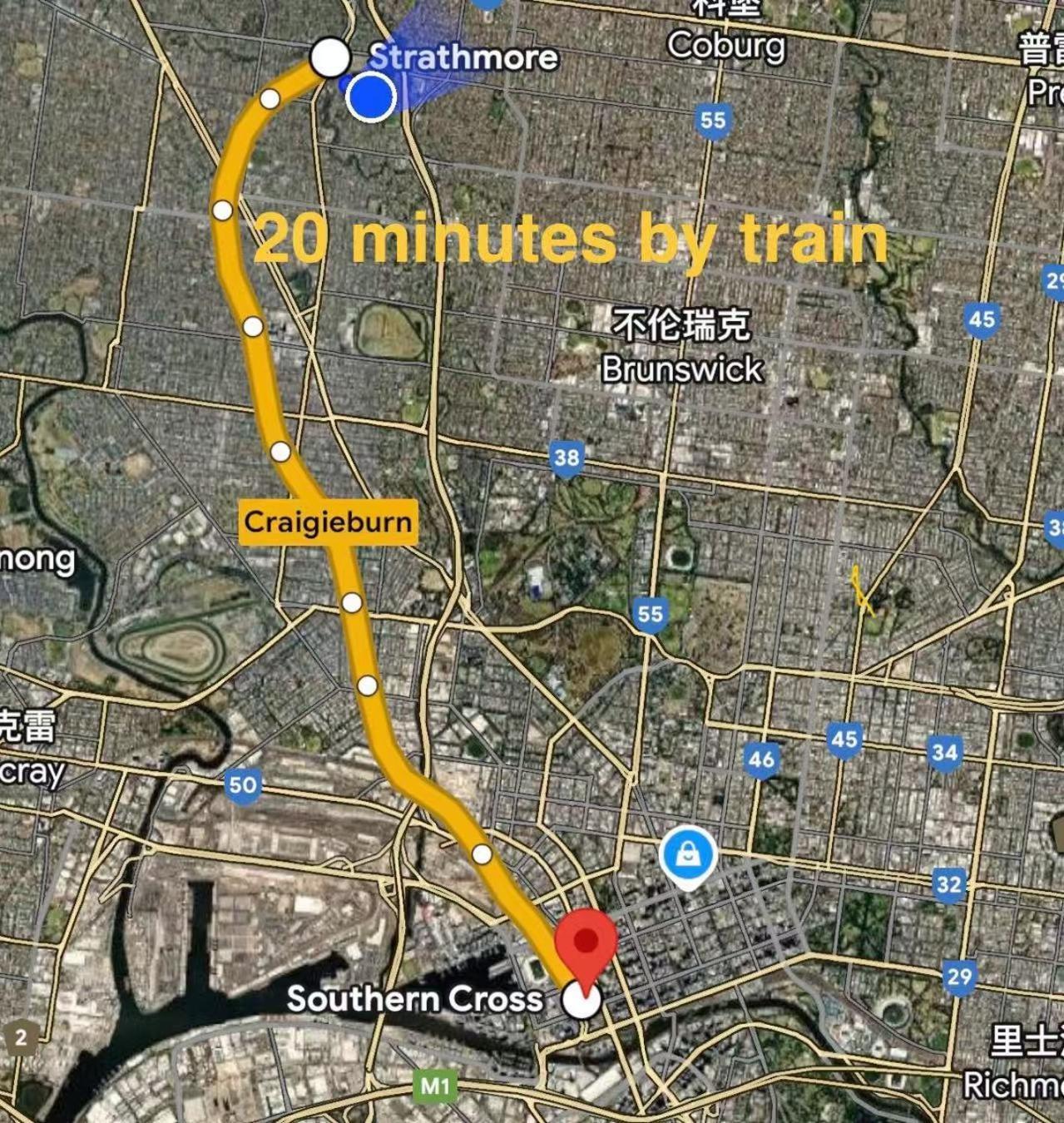 A Single Room Near The Railway Station Melbourne Exteriör bild